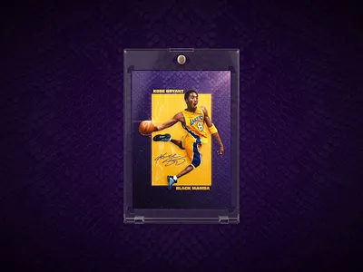 Kobe Bryant | Basketball Card Design basketball basketball card basketball design concept design kobe bryant lakers los angeles lakers mockup nba photoshop product design sports sports design