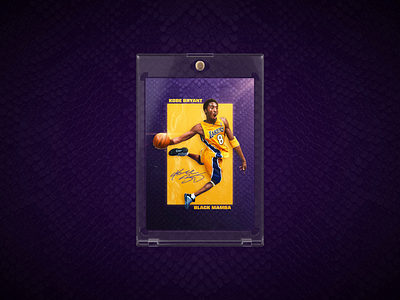 Kobe Bryant | Basketball Card Design basketball basketball card basketball design concept design kobe bryant lakers los angeles lakers mockup nba photoshop product design sports sports design