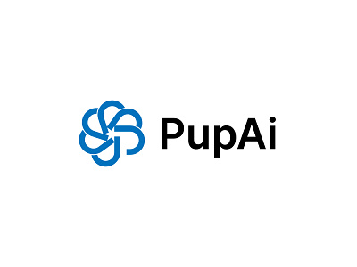 Pupai logo design ai ai logo artificial intelligence brand brand identity branding chatbot deep learning deepseek design identity logo logo design minimalist modern p p letter p letter logo print simple