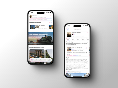 🌍 Travel Planner App - Explore & Plan mobile app travel travel app ui ui design