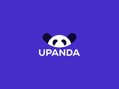 Panda, U + Panda creative logo design panda logo u unique design upanda