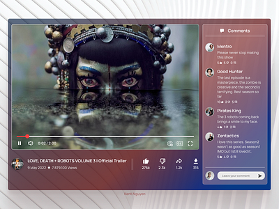 #DailyUI Day 57: Video Player graphic design ui ux