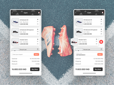 #DailyUI Day 58: Shopping Cart graphic design ui ux