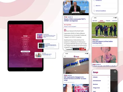 A Multi-Lingual News App app development branding flutter graphic design logo mobile app news app ui