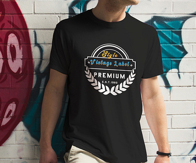 Style Vintage t-shirt branding design logo logo design t shirt t shirt design t shirt design vintage vintage t shirt