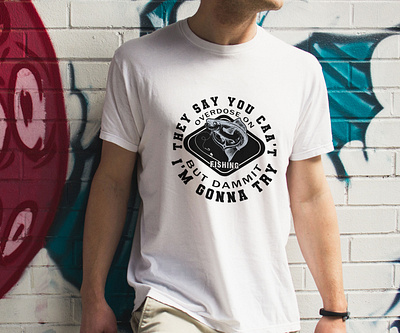 I'm gonna try branding design fishing t shirt illustration logo logo design t shirt t shirt design vintage vintage t shirt