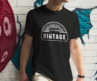 Birthday t-shirt branding design illustration logo logo design t shirt t shirt design vintage vintage t shirt