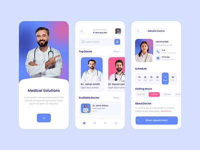 Doctor Consultant Mobile App android consultant consultation covid doctor app doctor appointment health health app healthcare hospital ios medical medical app medicine mhrana200 modern design patient ui uidesign ux