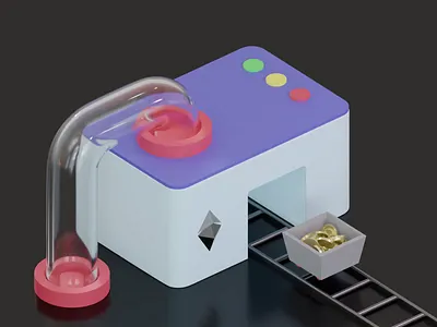 Crypto icon 3d 3d anomation animation art branding concept crypto design graphic design illustration logo motion graphics ui vector