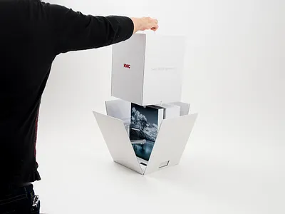 Vetch | KWC Pop-Open Display Package branding design identitiy package design packaging print