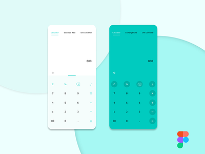 Calculator design illustration ui ux