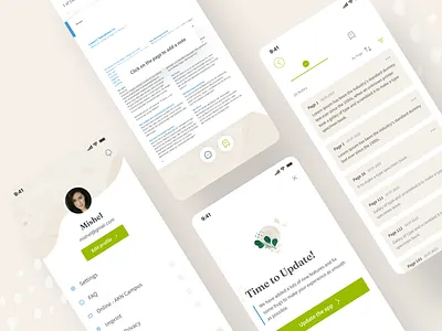 🍃🌿 Online health courses Mobile App agency app courses design eco green healthy hig icons ideas illustration inspiration ios mobile mobileapp online onlinecourses smartapp ui ux