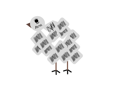 The noise bird bird illustration