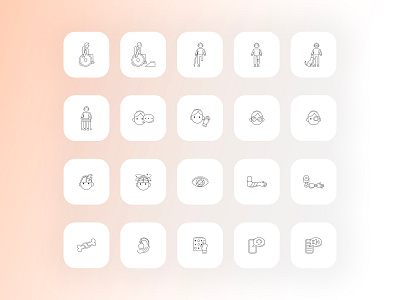 Disability - Free Icon Set ai design disability disability icons graphic design icon set icons vector