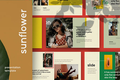Free sunflowers - keynote Creative Business Company brand designer brand guide brand identity branding business business company company creative business design designposter graphic design illustration keynote keynote creative marketing collateral motion graphics pitch powerpoint ui vector