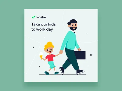 Spring season cards brand branding card design graphic design holiday illustration vector wrike