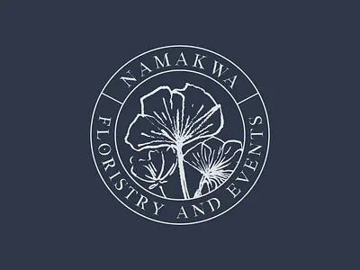 Namakwa Floristry & Events Branding branding design florist florist branding florist logo floristry flower flower branding flower logo graphic design illustration logo logo design logos vector