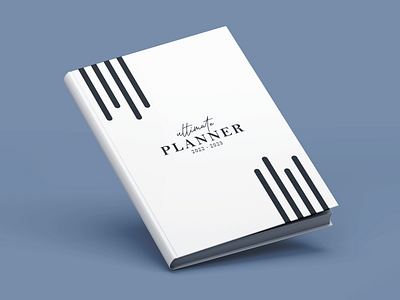 Minimal Planner Cover Template 2022 clean
