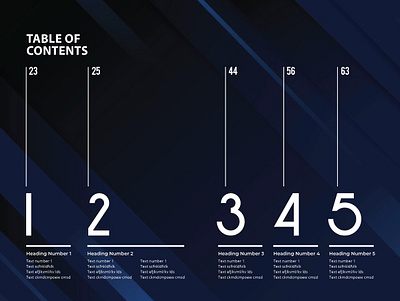 Presentation Slide - Table of Contents adverstising branding clean corporate brand design designinspiration identity illustration landing page magazine minimaldesign powerpoint ppt presentation slides tableofcontent toc typography vector website