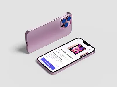 Free Phone 13 Pro Mockup abstract clean device display iphone 13 iphone 13 pro mockup phone phone 13 phone mockup presentation realistic simple smartphone theme ui ux web webpage website