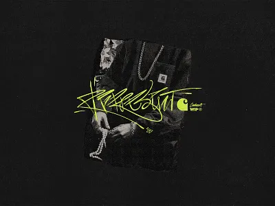 Carhartt® Represent apparel branding calligraphy carhartt clothing dirt grafitti grunge handwritten hiphop lettering letters logo logotype rap street typography urban
