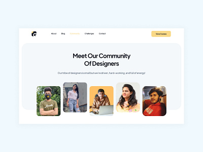 GridRule - Design Education Community Page colorful creative elementor minimal ui ui design ux web web design website design wordpress