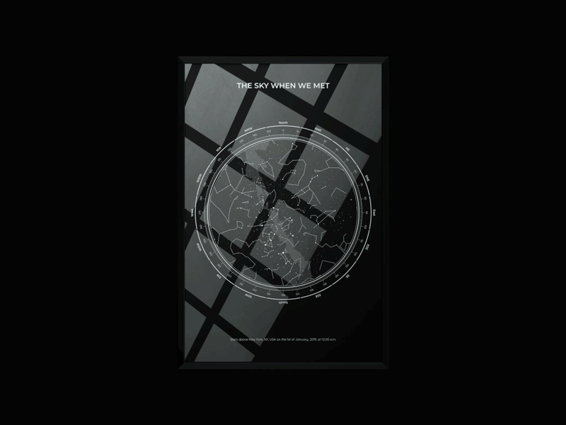 Under Lucky Stars 01 3d 3danimation animation cgi cinema4d design map poster stars video