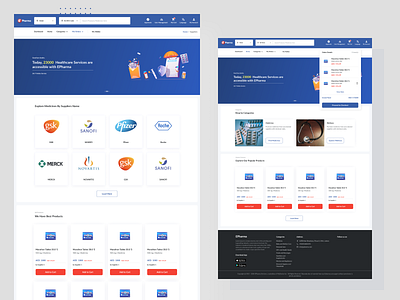 MIZA - Epharma adobepsd adobexd competitiveanalysis figma ui uiux ux uxresearch websitedesign wireframing