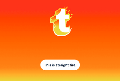 Tumblr Blaze fire logo logo variation tumblr