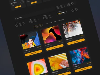 Discover More NFTs blockchain design designinspirations graphic design nft nft marketplace nft website ui uidesign uiux web webdesign
