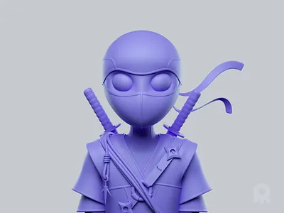 Crouching Tiger - WIP 3d animation art c4d character collection illustration modeling motion graphics nft nftart rboy rocketboy wip