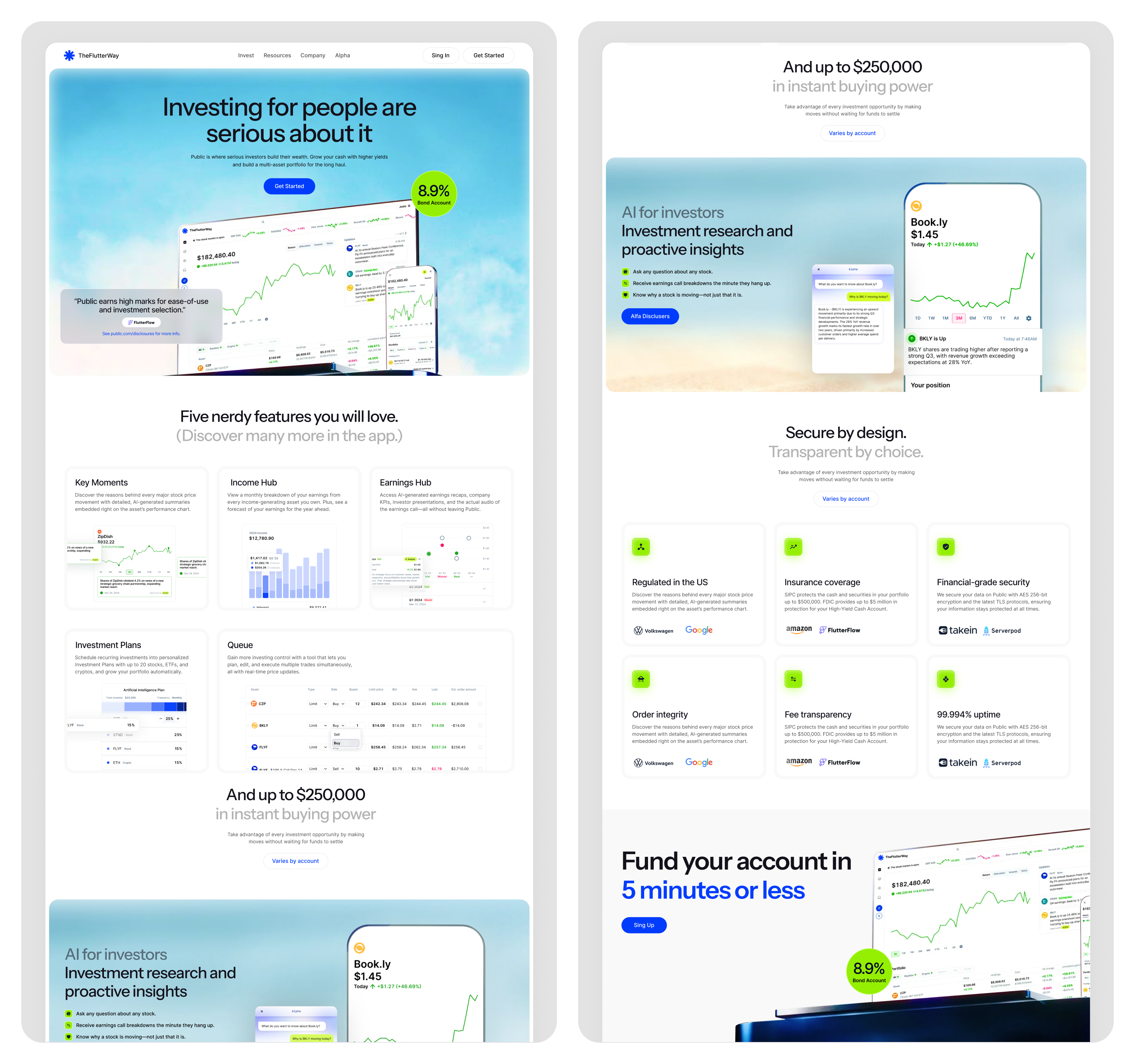 Example of Landing Page Design