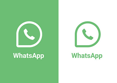 WhatsApp Logo Redesign app branding design graphic design illustration logo vector