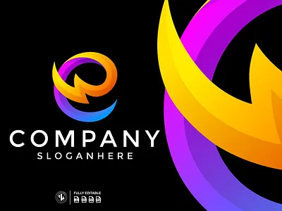 Gradient Electric Logo branding design dribble electric gradient ideas illustration instagram logo logoinspirations ui vector zerologicstudio