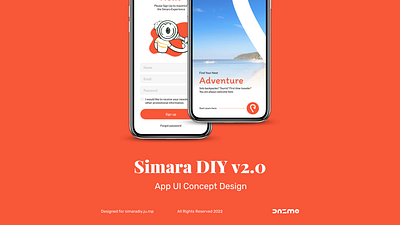 App UI Design | Simara app branding design graphic design illustration ui ux