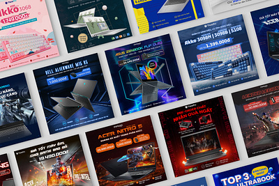 Laptop Store - Social media post banner graphic design media post social post