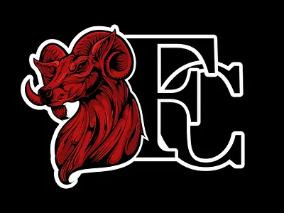 FC RAM LOGO branding character characterdesign design graphic design illustration logo vector