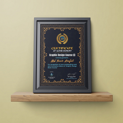 Certificate Design award design certificate certificate design