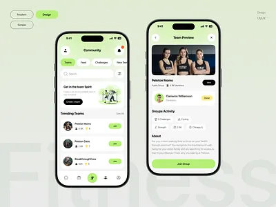 Fitness Mobile App android app app design branding design fitness application health app health application ios ios app ios application mobile mobile app mobile app design mobile application product responsive design sport app ui