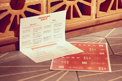 Summer Salt Handheld Menus brand identity branding burritos fast casual menu design nyc restaurant branding tacos