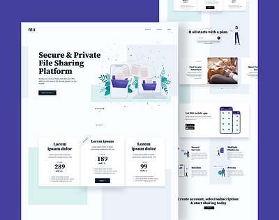 File sharing cloud encryption files illustration sharing ui ux website webui