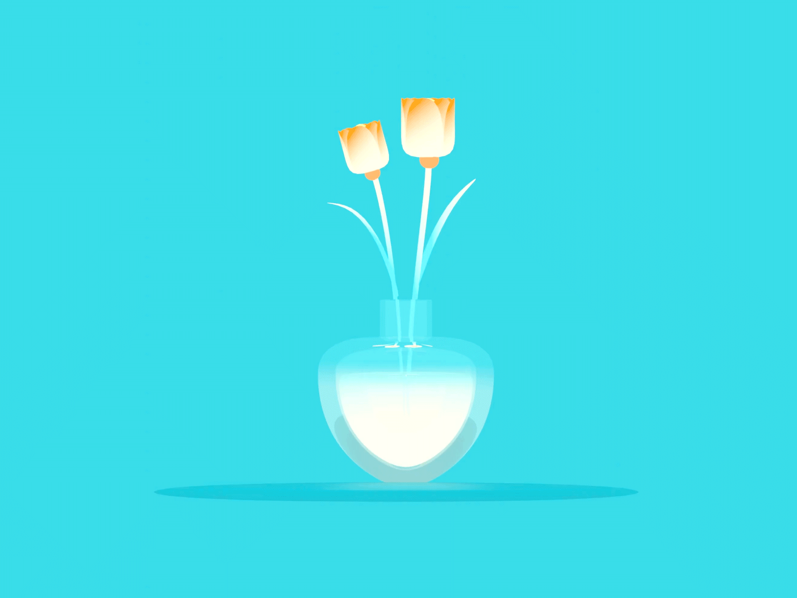 blender - crystal flower 3d animation blender c4d design illustration logo motion graphics ui 三维 人物插画 平面 插图 插画 插画练习 设计