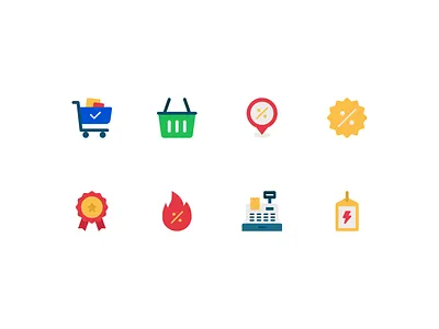 Cyber Monday Icon Set black friday cyber monday discount e commerce e commerce ecommerce icon icon apps icon set icons landing page shopping ui design