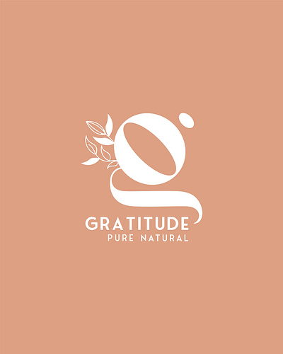 gratitude-logo concept beauty beautylogos brand identity branding cosmetic logos design dribbble graphic design illustration illustrator logo minimal minimal logp minimalistic pakistani typography vector