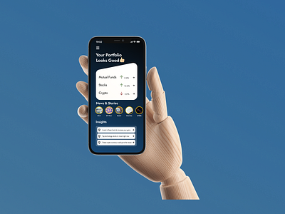 Finance Portfolio Manager Concept app crypto design figma finance mutual fund portfolio manager stocks ui
