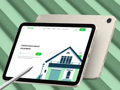 Real Estate ai boca raton br branding clients design find properties illustration landing page minimal ml mvp property real estate responsive view ui ux web design