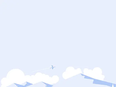 Google Flights aircraft airplane animation branding drawing google illustration landscape material design motion motion graphics travel
