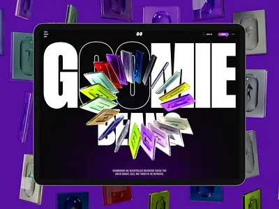 GoomieBeans — Digital NFT Art Collection, Web & UX/UI 3d behance c4d case collection design figma metaverse nft nft branding nft case presentation ui uidesign uiux user experience user interface web3 webdesign website