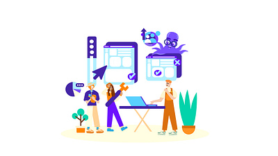 Testmate services illustration 2dart 3d animation branding conceptofbrand design digitalart flatillustration graphic design illustration logo motion graphics ui vector