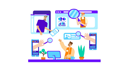 Testmate services illustration 2dart branding conceptofbrand design digitalart flatillustration illustration logo ui vector